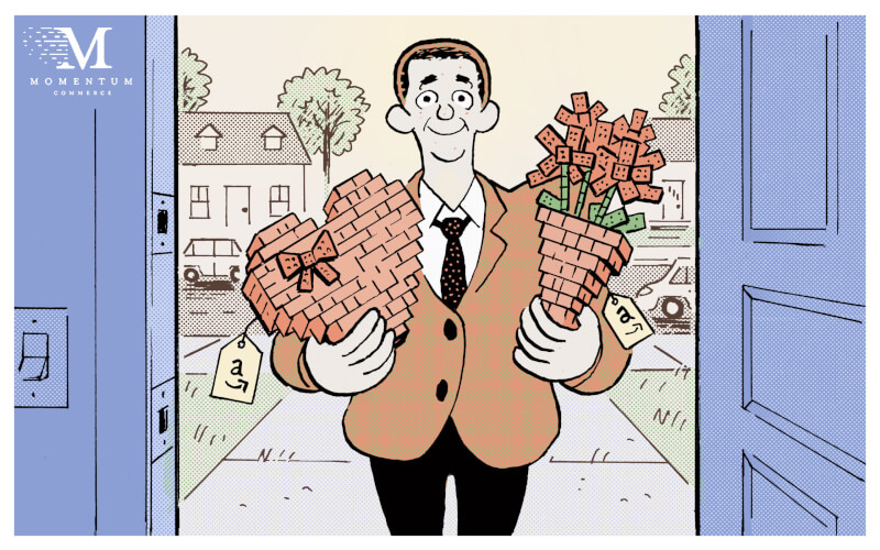 Block Flowers cartoon